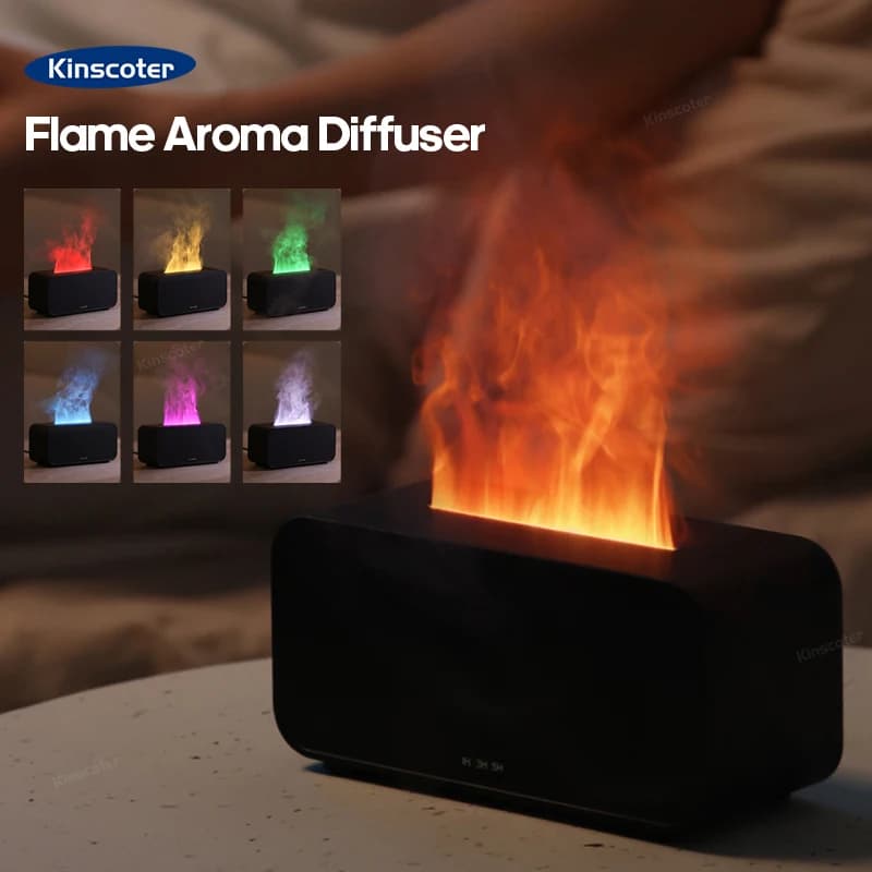 Domowy Kominek LED z Aromaterapią